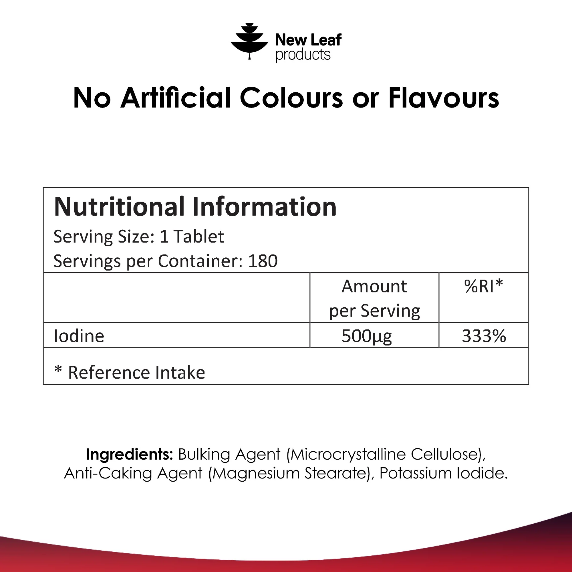 Iodine Tablets 180 Fill - Image 6