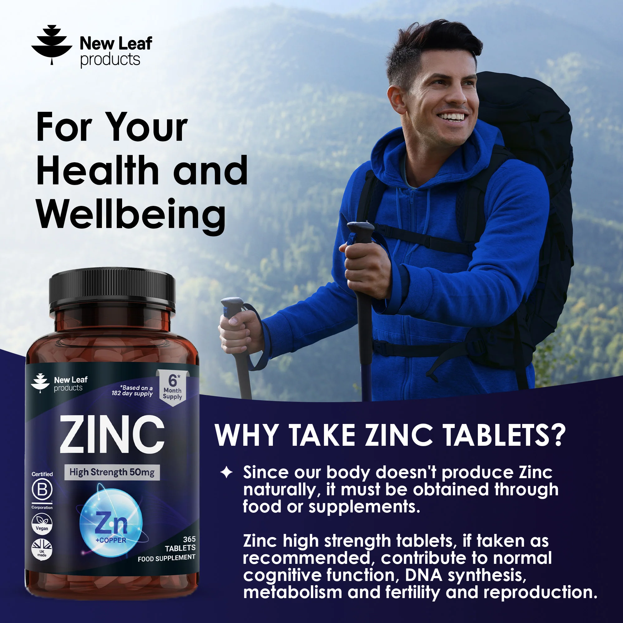 Zinc Tablets 365 Fill - Image 3